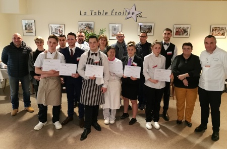 Le lauréat, les candidats et le jury du concours « La table Etoilée » Le lauréat, les candidats et le jury du concours « La table Etoilée »