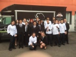 Les élèves du lycée Georges Baptiste de Canteleu cuisinent à bord d'un food truck