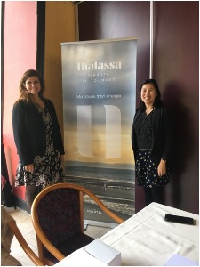 Claire Bartholus directrice générale Thalassa sea and spa le Touquet et Thuy Nguyen (DRH)