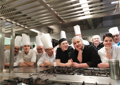 les jeunes candidats et les Chefs