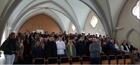 Victor Oztronsec, 20 ans après au lycée Jacques Coeur Victor Oztronsec, 20 ans après au lycée Jacques Coeur