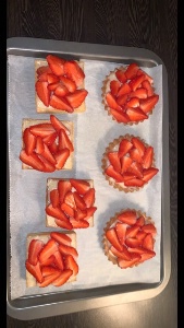 réalisations de jeunes en pâtisserie