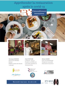 Affiche : Appréhender la restauration après le Covid-19 en visioconférence interactive
