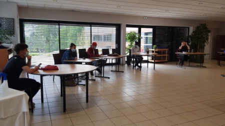 espace de distanciation dans les salles de cours