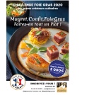 Les inscriptions au Challenge Foie Gras 2020 des Jeunes Créateurs Culinaires sont prolongées jusqu'au 10 septembre !