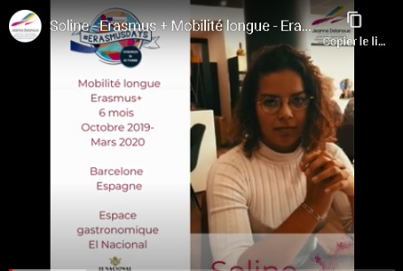 Témoignage de Soline Rambault partie en mobilité Erasmus + au cours de l'année scolaire 2019/2020