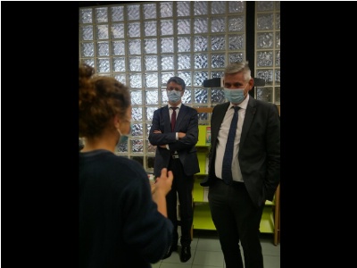Denis Ferault Proviseur du Lycée Hôtelier Paul Augier et Richard Laganier Le Recteur de l'académie de Nice Denis Ferault Proviseur du Lycée Hôtelier Paul Augier et Richard Laganier Le Recteur de l'académie de Nice