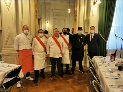 Les 3 chefs Disciples d'Escoffier