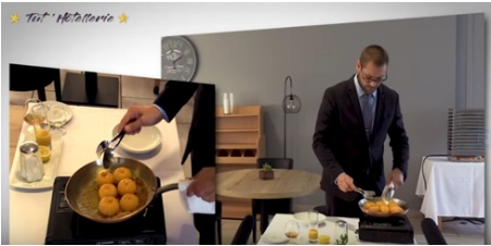 Les mandarines flambées