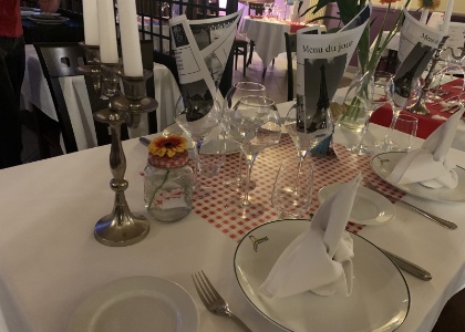 Mise en place de la table