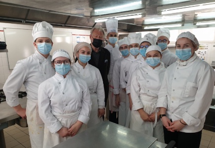 Pierre Gagnaire avec les 2 2nde MHR1