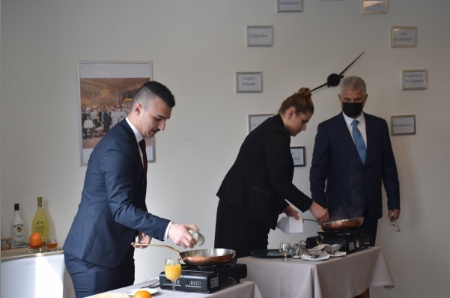 Masterclass avec Denis Courtiade autour du flambage de crêpe