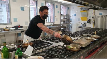 Mickaël Braure : animation autour du cochon