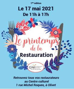 Le Printemps de la Restauration le 17 mai Le Printemps de la Restauration le 17 mai