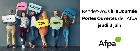 Journée Portes Ouvertes – Afpa – dans 17 centres en Nouvelle Aquitaine