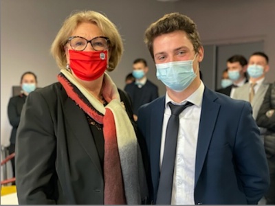 Mme Huguette Lefranc et Briac Grosmaitre Mme Huguette Lefranc et Briac Grosmaitre