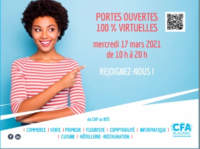 Portes ouvertes virtuelles du CFA Commerce & Services Portes ouvertes virtuelles du CFA Commerce & Services