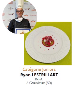 Ryan Lestrillart (catégorie Juniors) de l'INFA Gouvieux  - Dessert (souvenir de mon enfance)