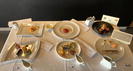 Le plat des trois médaillés