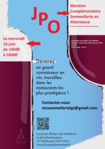 Journée portes ouvertes pour la MC sommellerie à Guillaume Tirel Journée portes ouvertes pour la MC sommellerie à Guillaume Tirel