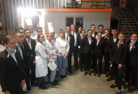 BTS lors de la remise de la légion d'honneur