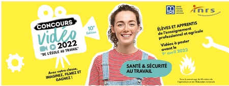concours vidéo « Santé et sécurité au travail : de l'école au travail » concours vidéo « Santé et sécurité au travail : de l'école au travail »