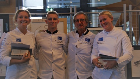 Olivier Roellinger avec les candidats catégorie 'cuisine'
