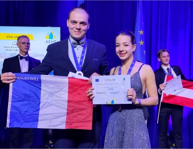 Lucas Fournage du lycée hôtelier de Dinard - sommellerie