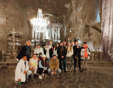 Visite des mines de sel de Wielicska