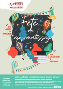 Fête de l'Apprentissage au Campus de Gap du janvier 4 février 2022 Fête de l'Apprentissage au Campus de Gap du janvier 4 février 2022