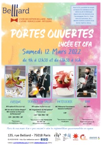 Journée Portes Ouvertes le 12 mars Journée Portes Ouvertes le 12 mars