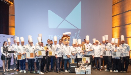 Les lauréats, jury et parrain du Trophée Mille International