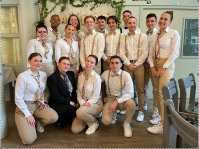La classe de 1ère année de BTS MHR du Lycée Hôtelier Paul Augier
