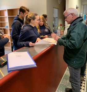 Responsable des réservations le temps d'un week-end
