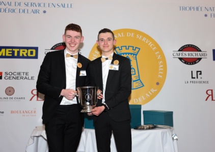 Jean-Baptiste Domange et Raphaël Michaut, vainqueurs de l'édition 2022 du Trophée Frédéric Delair.