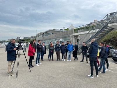 Les étudiants de l'IFAC de Brest ont pu découvrir le port du Conquet,