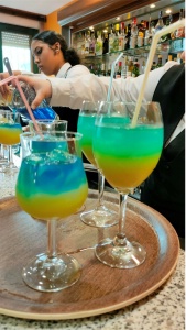 Cocktail aux couleur de l'Ukraine