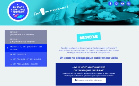 La plateforme Tout un programme ! Poissons, Coquillages et Crustacés La plateforme Tout un programme ! Poissons, Coquillages et Crustacés