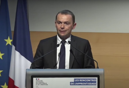 Olivier Dussopt, ministre du Travail, du Plein emploi et de l'Insertion : La part des diplômés de l'apprentissage qui trouvent rapidement un emploi stable est l'une des plus élevées de tous les systèmes de formation.'