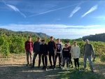 Début des vendanges l'école hôtelière de Manosque