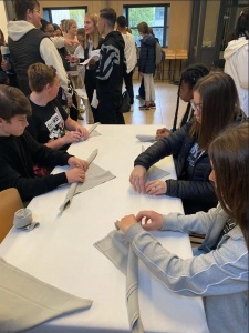 atelier Pliage de serviette