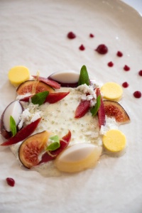 Plat n°2 : Le tapioca, les fruits de saison et les aromates, de l'un des candidats.