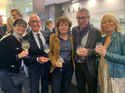 Pascaline Benoit (Bragard), Joseph Le Gal, Esther Milland, Jacky Ribeyre, Anne Callens (Bragard)