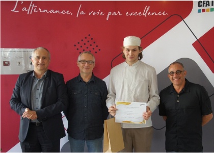 Trophée des BP - Arts de la cuisine - 3ème place - Adonis Boulay