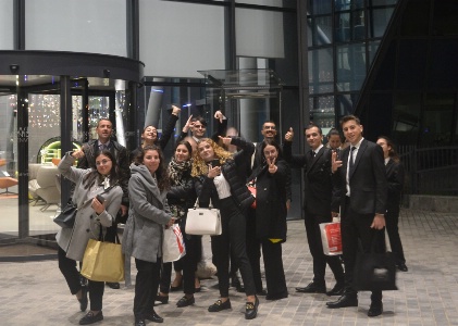 Les BTS MHR option C du Lycée Rabelais dans la Tour Sequana, siège du groupe ACCOR