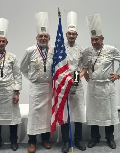 Paul Watrin, apprenant au sein de la maison Rouffiac-Michelin. Il était engagé aux côtés de l'équipe des Etats-Unis qui a remporté le concours.