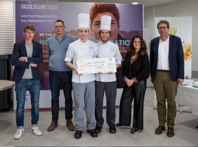Quentin Gautheret et Pierre Teixeira de l'Ecole de Boulangerie et de Pâtisserie de Paris