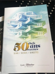 Le livre des 50 recettes écrites par 50 anciens élèves du lycée du Touquet