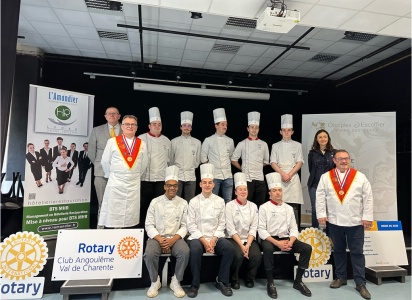 Le Rotary Club Val de Charente, l'association des Disciples Escoffier