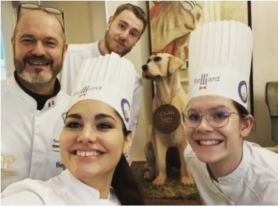 Les créateurs du chef d'oeuvre en chocolat